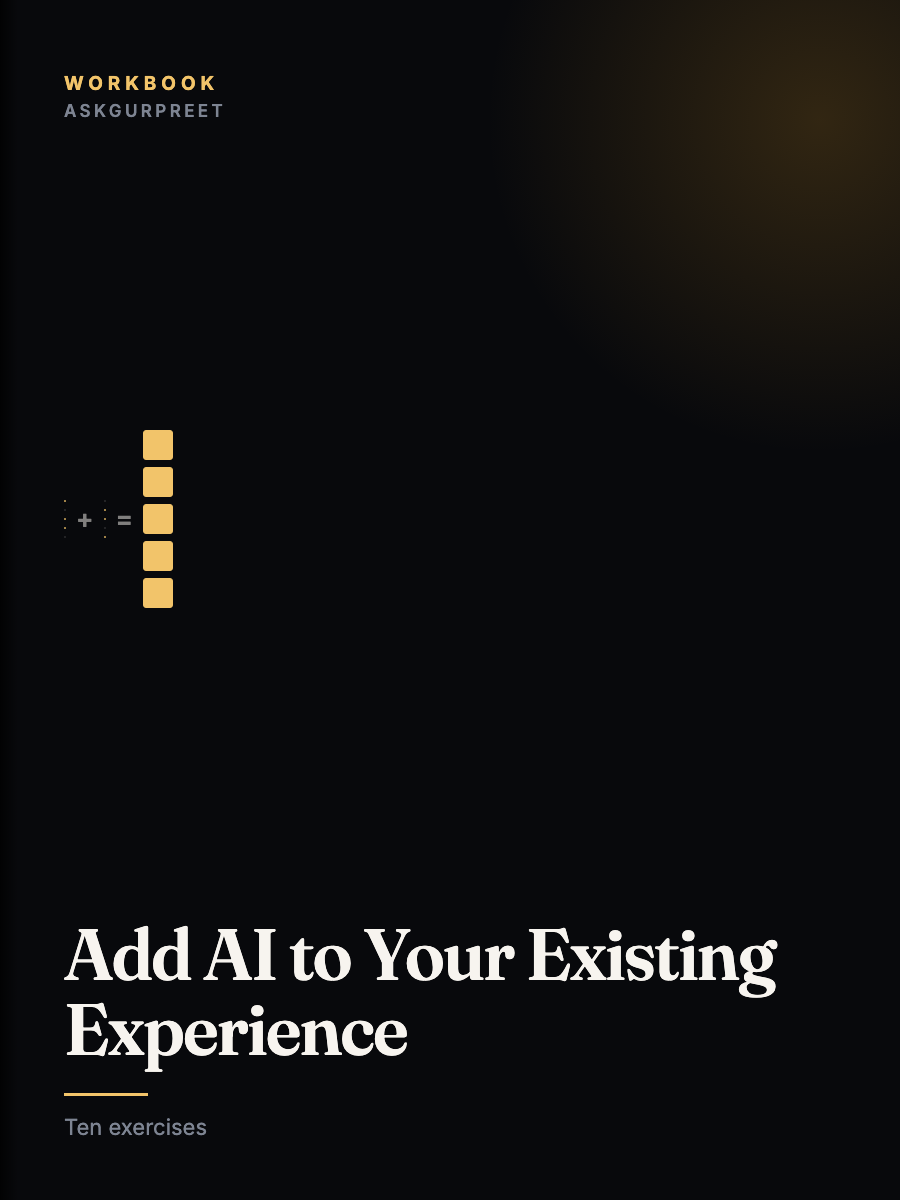 Add AI to Your Existing Experience cover