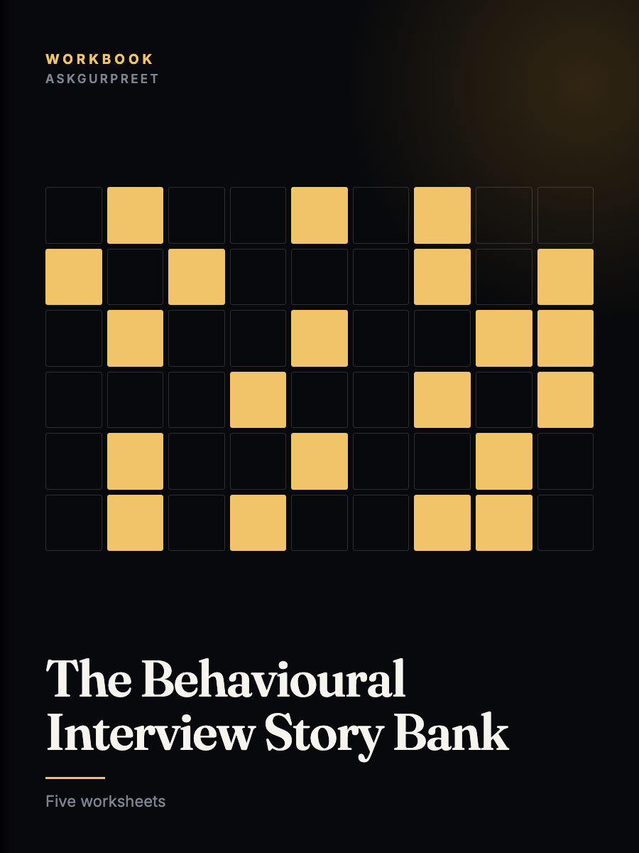 The Behavioural Interview Story Bank cover